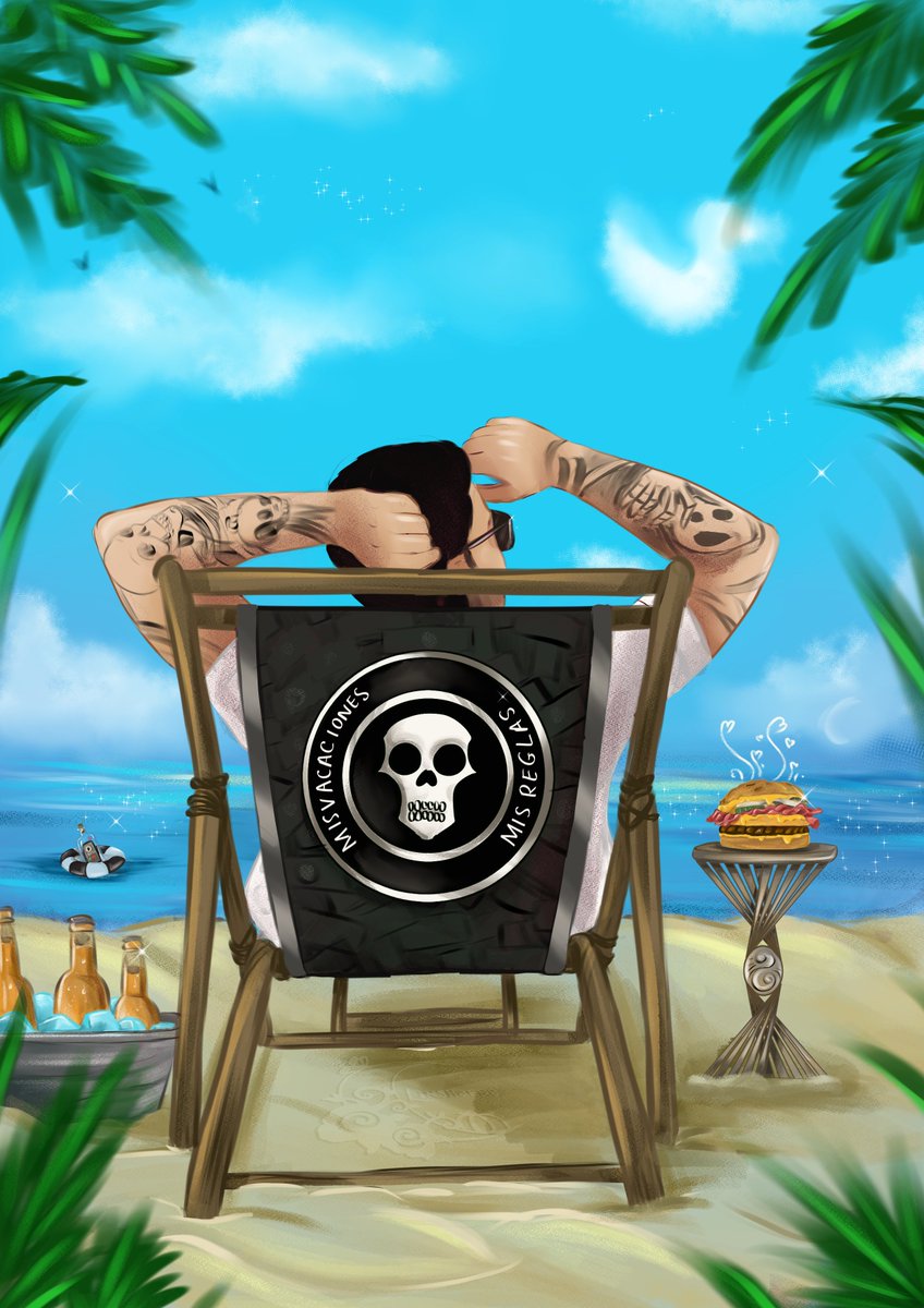 " Mis Vacaciones Mis Reglas " Ce cher Allan profite bien! 
J'espère qu'il profite bien de son repos notre cher <a href="/AlLangelo3/">Allangello</a>  ♥