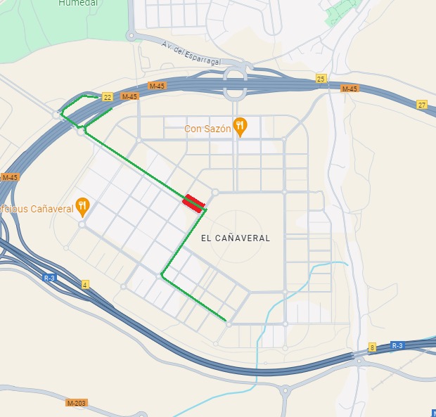 dabyzes's tweet photo. @AVElCanaveral @AVJxElCanaveral Abrir la M45 (Av. Miguel Delibes) y no quitar las barricadas de cemento, no tiene sentido para el SUR de #ElCañaveral. Seguiremos colapsando la salida por Av. Blas de Lezo cada mañana #ElBarrioAbandonado #Chapuzas https://t.co/T79qWcYNBa