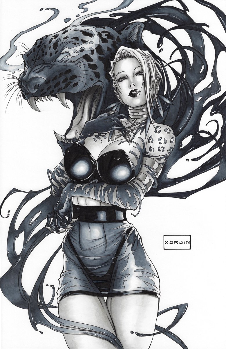 First traditional piece since 2021! Why have I been gone so long from pen(cil) and paper?! Big inspiration from <a href="/artoflobos/">Artoflobos</a> on this one!