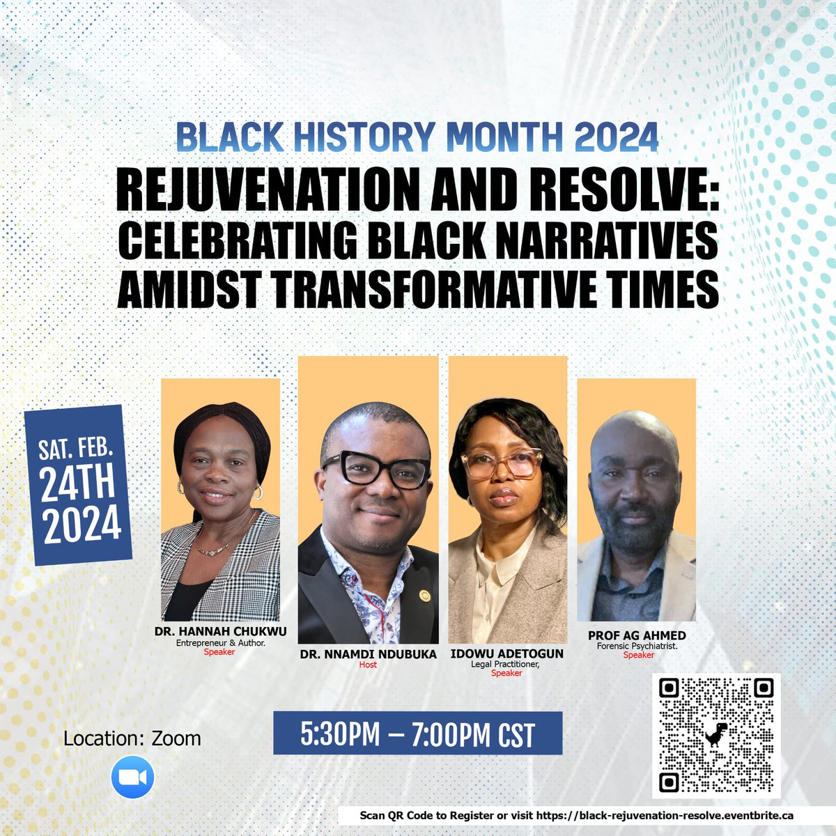 abc_national's tweet photo. The ABC is happy to invite you to our Black History Month 2024 event:
Date: Saturday, February 24, 2024
Time: 5:30 PM – 7:00 PM CST
Theme: Rejuvenation and Resolve: Celebrating Black Narratives Amidst Transformative Times
Register: https://t.co/qmRZYM8K3G https://t.co/20FXc7TNqO