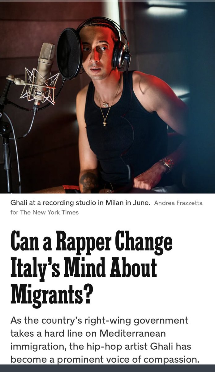 ma ghali che è stato inserito fra le persone potenzialmente più influenti al mondo dal New York Times mentre in Italia lo censurano 

L’IMPORTANZA DI QUESTA COSA