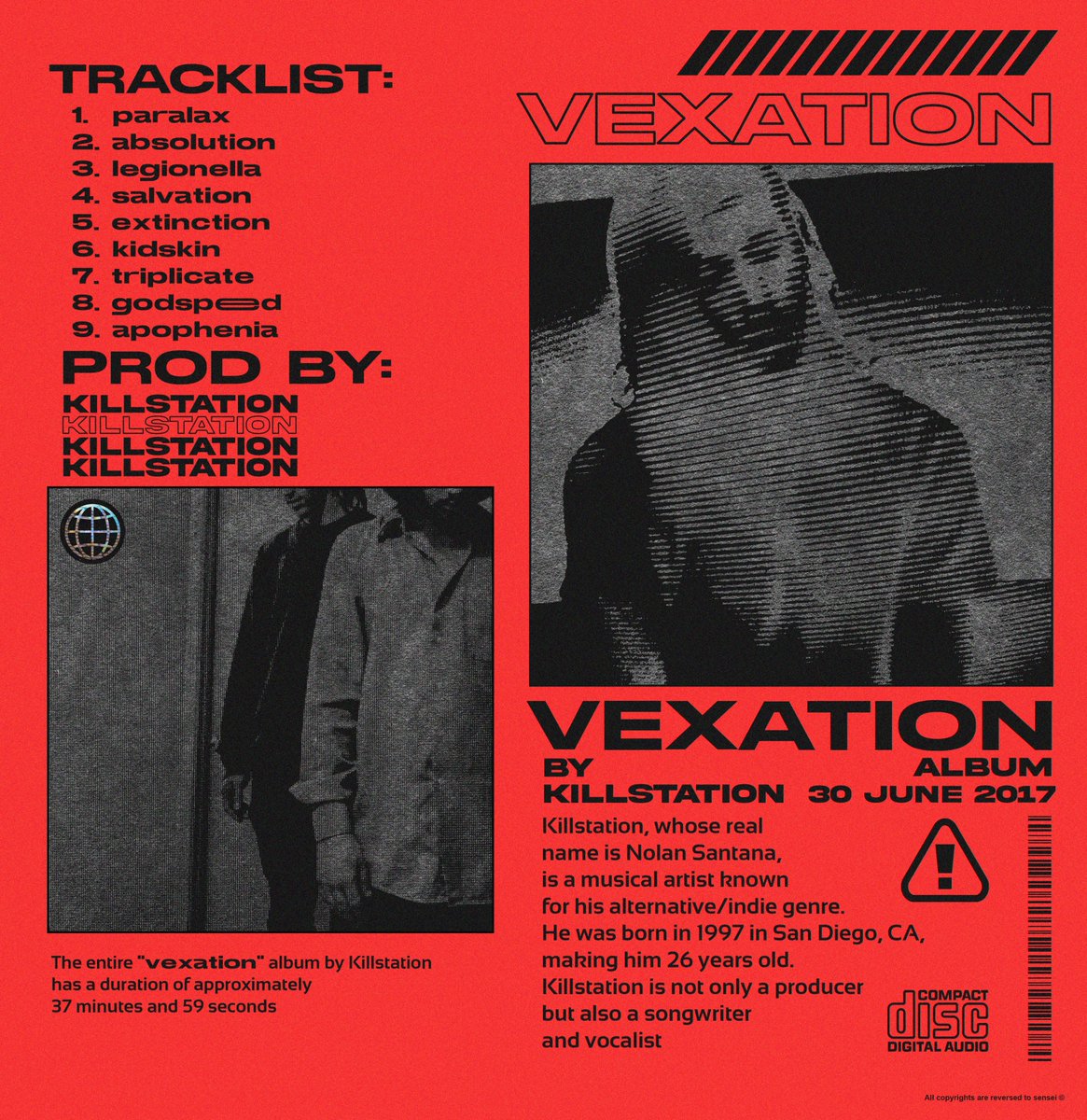 A project made for VEXATION album by KILLSTATION