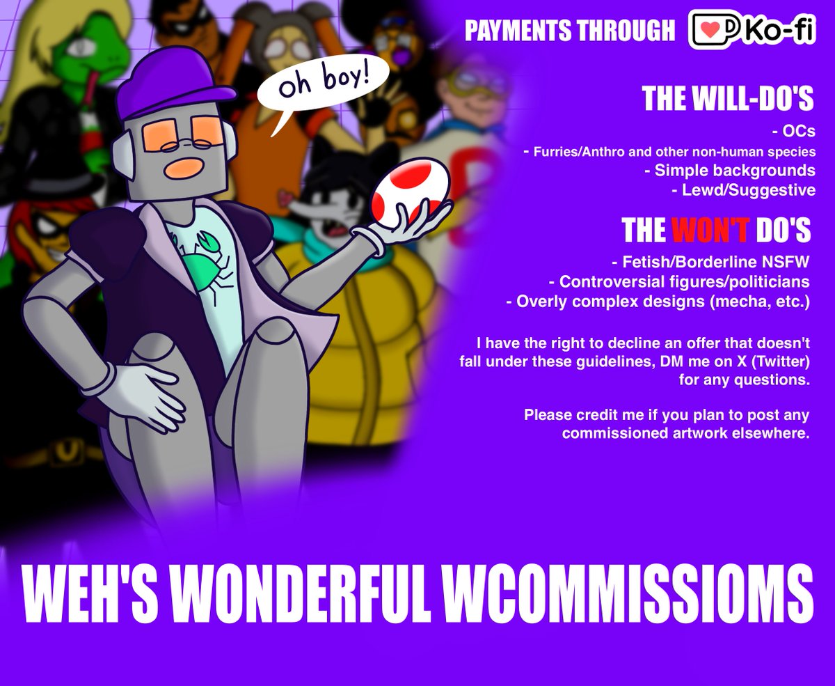wehngo_smacks's tweet photo. the gates have been opened
please throw green stuff at your computer and scream at me to draw your goofy creatures (but only if you want)
https://t.co/5p4Cj9allH https://t.co/DVk1a3hn7G