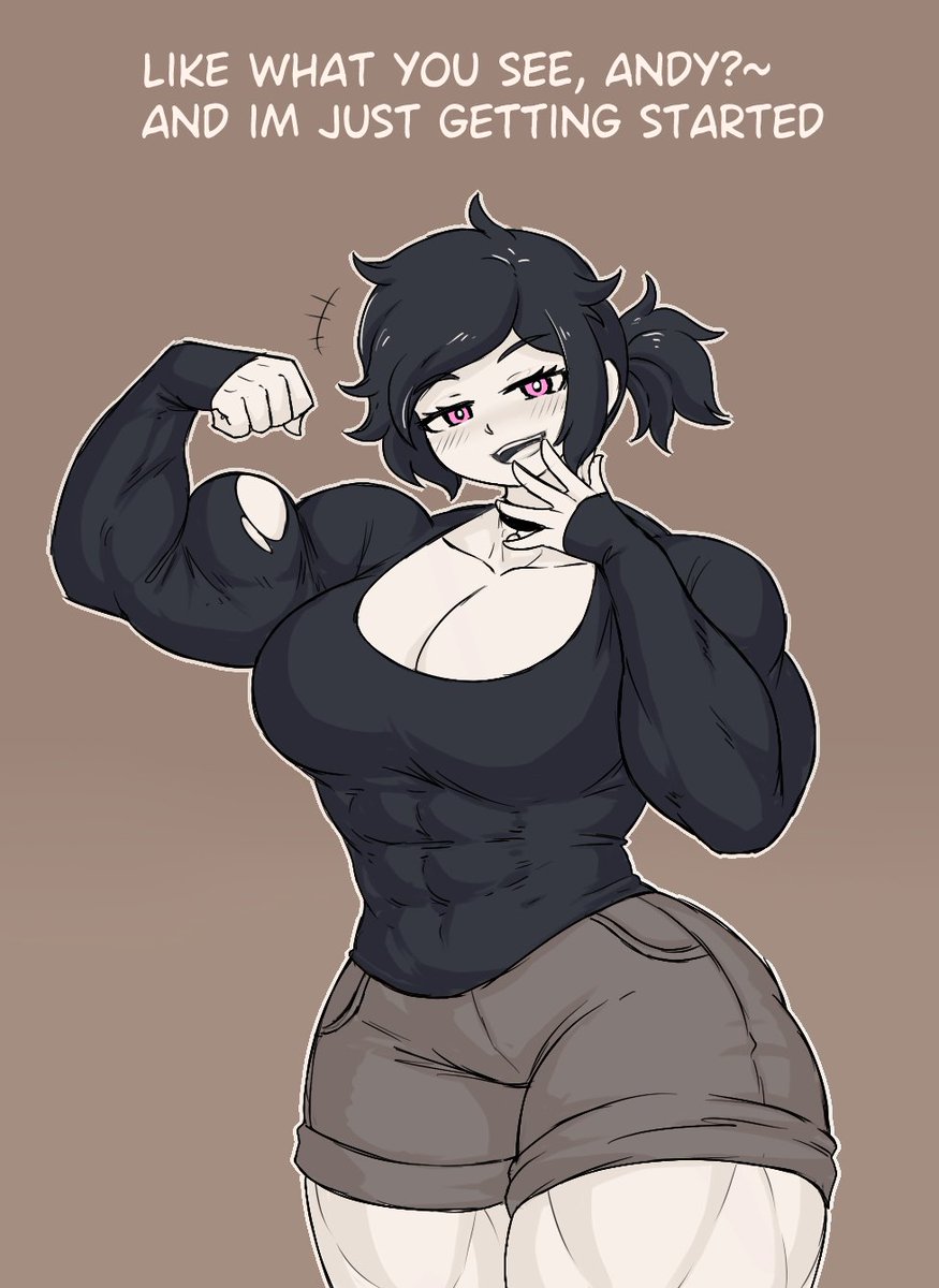 Sheepepp's tweet image. Leyley's muscle gains