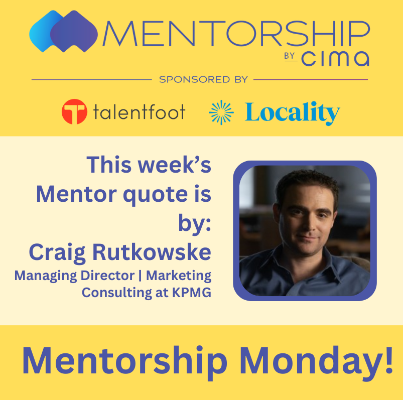 ChicagoIMA's tweet photo. Learn to have uncomfortable conversations early in your career. It'll become far easier with time. Practice them with friends or family first if needed. Your colleagues and clients cannot read your mind, ask for help.
-Craig Rutkowske  
#mentorshipmonday #CIMA https://t.co/KxznTukF4e