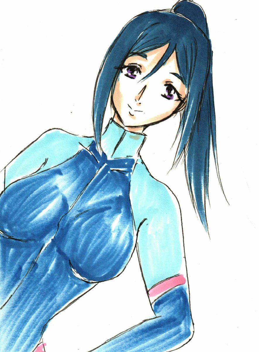 松浦果南 「#1日1スクールアイドル(2/13分)もうちょい松浦続く。 」|沖庵のイラスト