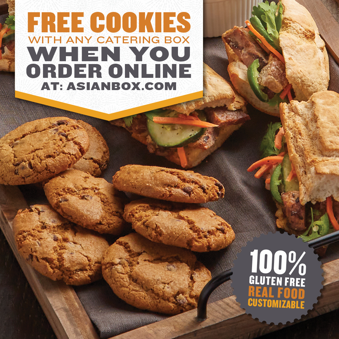 This week!! 🍪🍪🍪
Free cookies with any catering order!!
February 19th - 25th