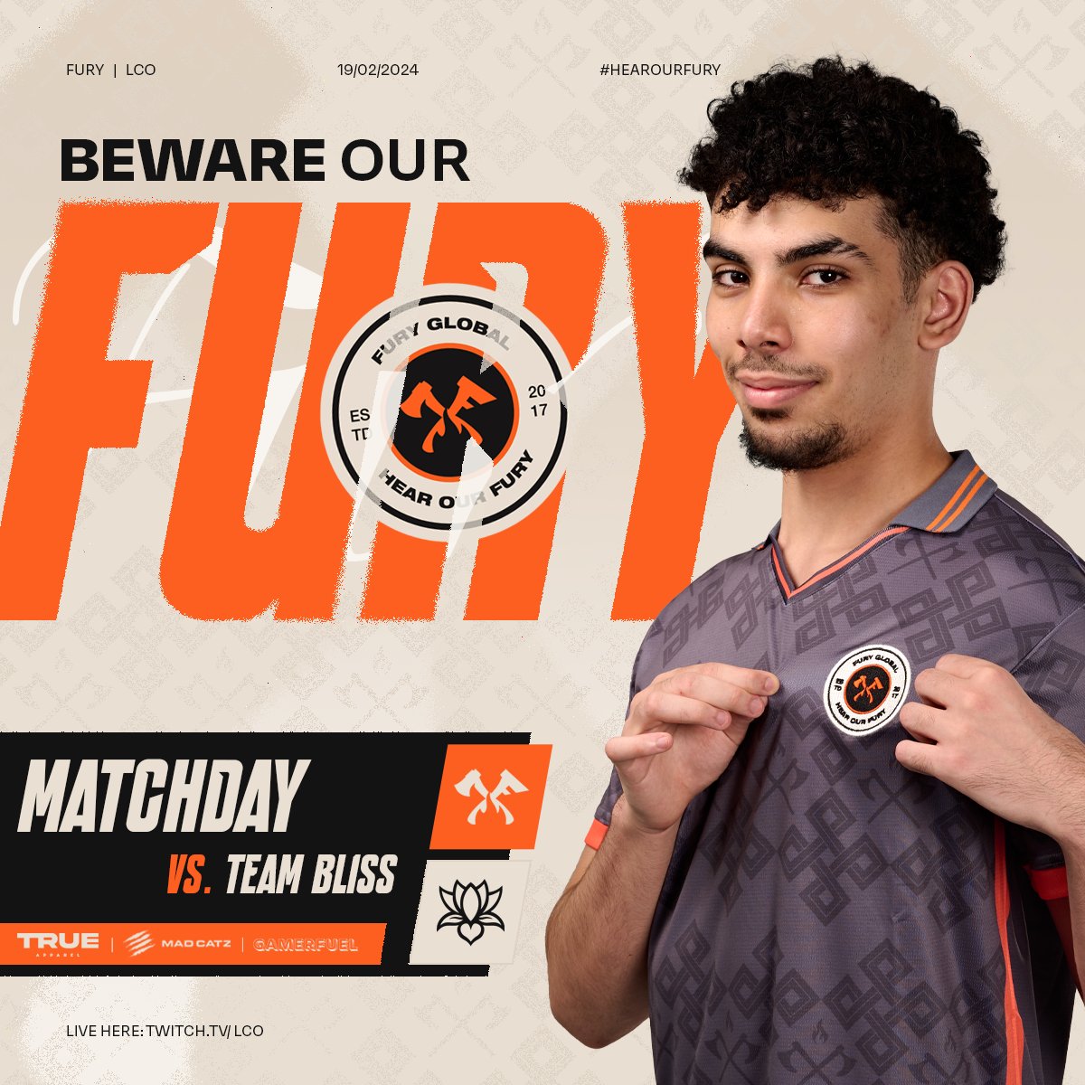 FURY (@fury_global) on Twitter photo Ready up, Summoners!
We are going head to head in a cook-off verse <a href="/TeamBliss_ES/">Team Bliss</a> tonight! Time to bring our A-game and dominate the rift! 👨🍳🍳
🕗8PM AEDT
📺twitch.tv/LCO
#HearOurFURY🔥| #FURYLOL | #LCO Ready up, Summoners!
We are going head to head in a cook-off verse <a href="/TeamBliss_ES/">Team Bliss</a> tonight! Time to bring our A-game and dominate the rift! 👨🍳🍳
🕗8PM AEDT
📺twitch.tv/LCO
#HearOurFURY🔥| #FURYLOL | #LCO