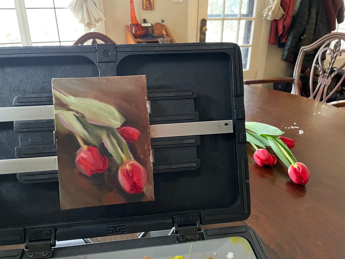 emilyannepastor's tweet image. A quick little study at the dining room table. I made the artistic choice to omit the dried rice stuck to the table from the composition. 🤫 #motherartist