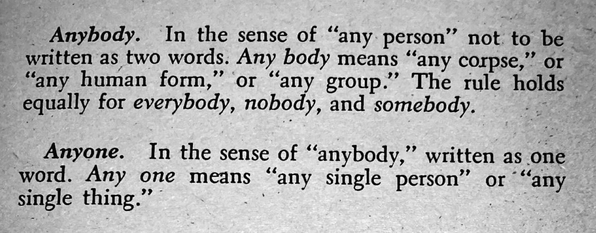 One_Hell_Bunny's tweet image. Who knew there was a distinction between these two? Strunk &amp;amp; White, that's who...

Not sure? Think Holden Caulfield and the way a body meets a body, coming through the rye...

#ElementsofStyle #professionaldevelopment #WritingCommunity #craft #writingcraft