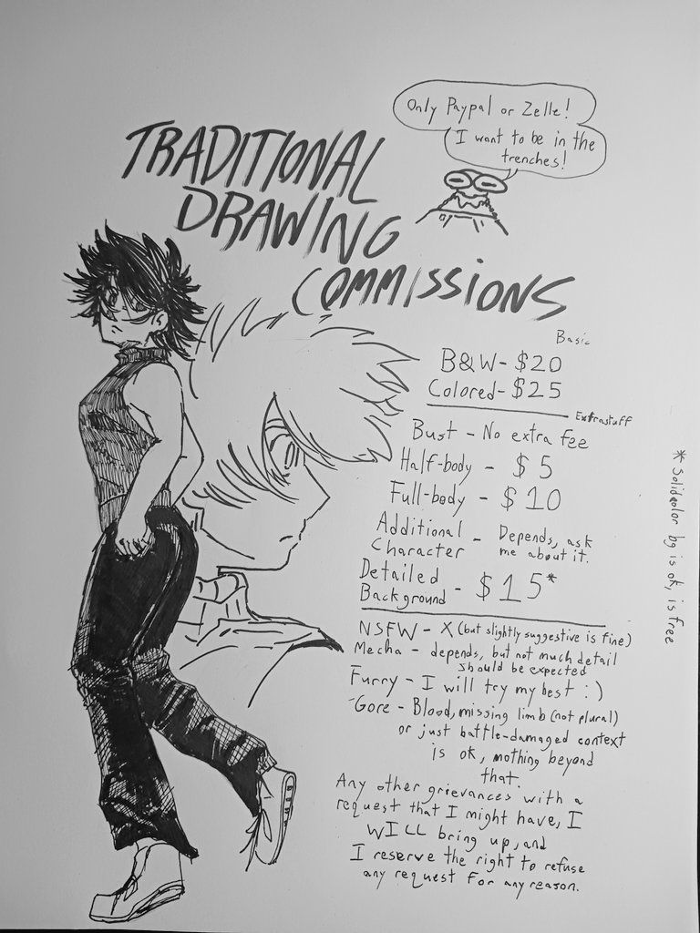 thatguytictac's tweet image. im opening traditional only comms, like and rt to spread the word :)