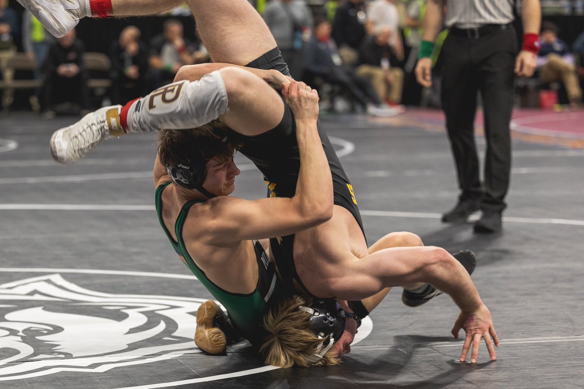 Four shots from the 2024 Nebraska State Wrestling Tournament.