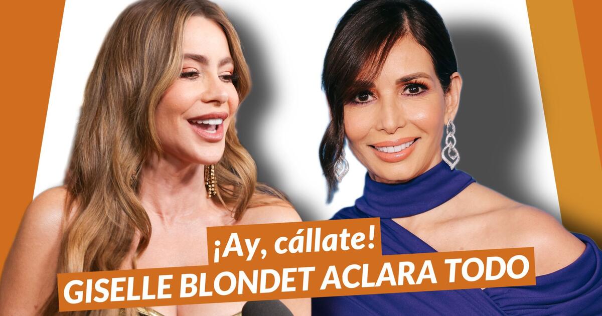 “¡Ay, cállate!”, tras video de la entrevista de Giselle Blondet a Sofía Vergara, la presentadora despeja toda duda de un mal rato entre ellas. trib.al/CYUmdID