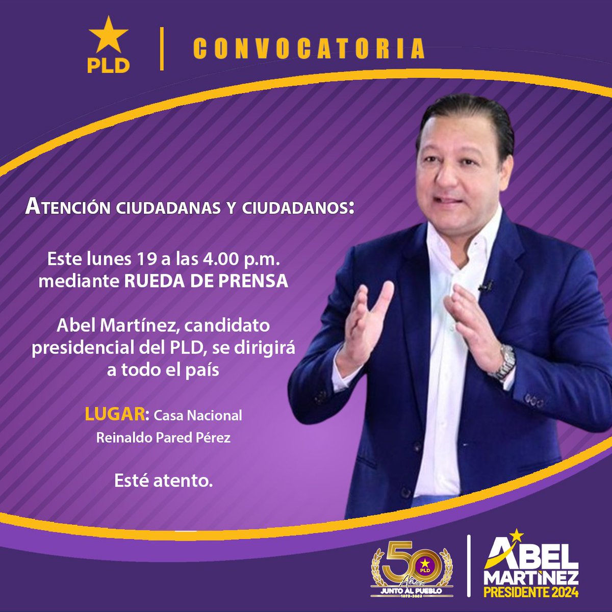 PLDenlinea's tweet image. #ConvocatoriaPLD