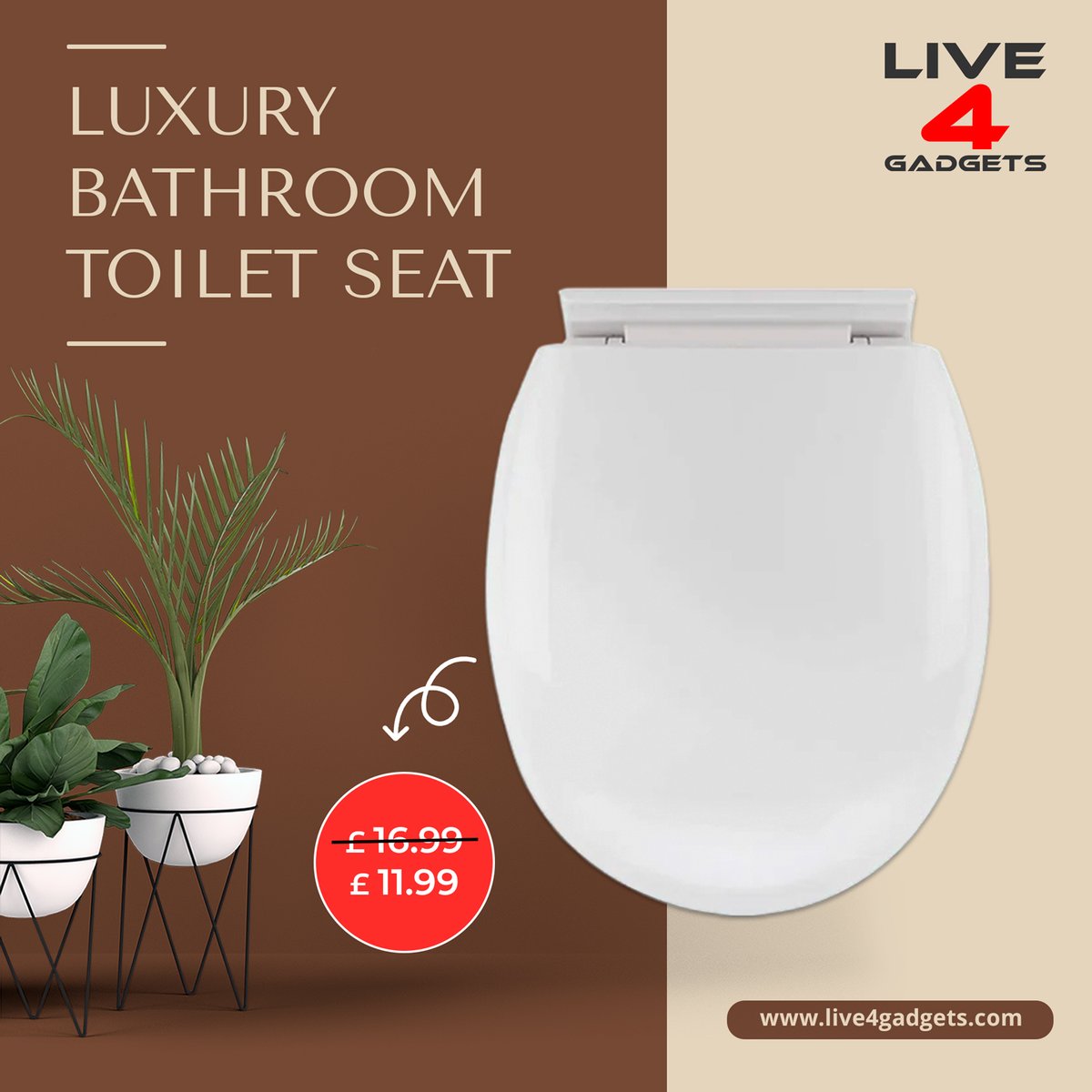 Luxury Toilet Seat Covers
Crafted with high-quality materials and exquisite craftsmanship, our seat covers offer both functionality and elegance. 
Web: live4gadgets.com/products/toile…

#toiletseat #toiletseatcover #bathroomdecor #toiletupgrade #toiletseataccesory #bathroomluxury