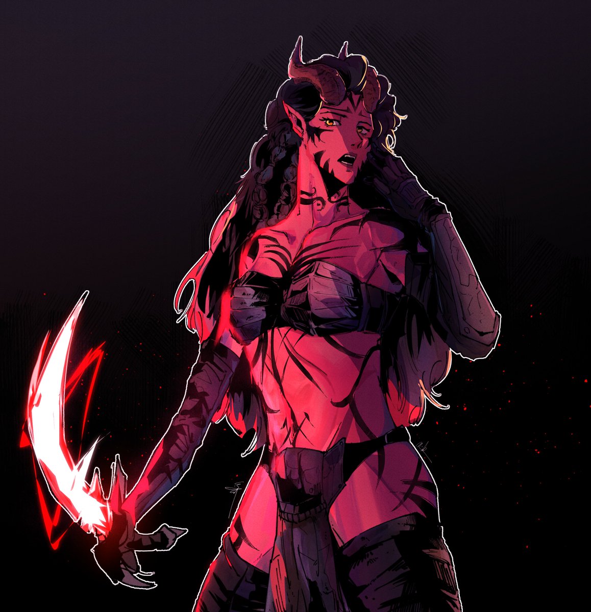 boomshootart's tweet photo. Dahlia, my #demongirlOC from my #Doom fanfic #DayOfWrath, as a #DarkLord
Inspired by #DarthTalon
Art by @15Mikaeruda

#doom2016 #doometernal #starwars #sith #sithlord #crossover #crucible #davoth #devil #satan #lucifer #demon #demongirl #demoness #darklady #succubus https://t.co/FLSQcyI3DT