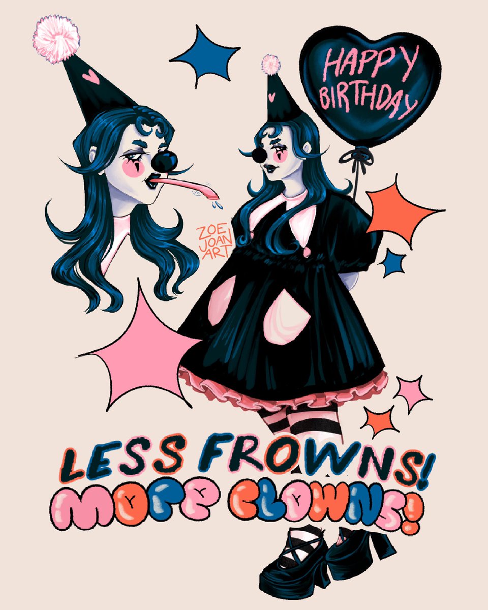 wanted clowns for my birthday 🍰🎉
