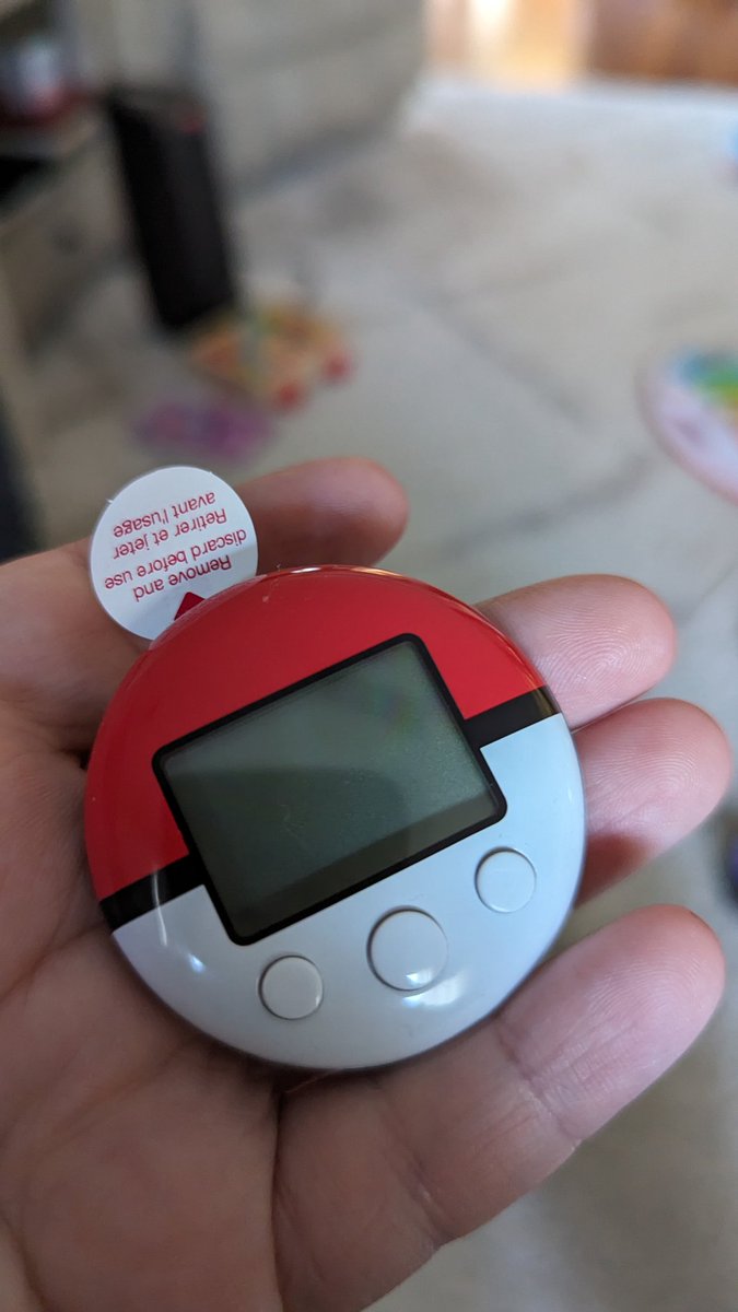 SystemDraco's tweet photo. Found another Pokewalker in a box of Skylanders from our parents house... The tag is still in it 😭

Also went to the mall, someone tore through a shipment box of Pokemon cards and took a bunch of em, leaving the wrappers and commons :/ some people man

-Blue https://t.co/6ZXc5f6fbf