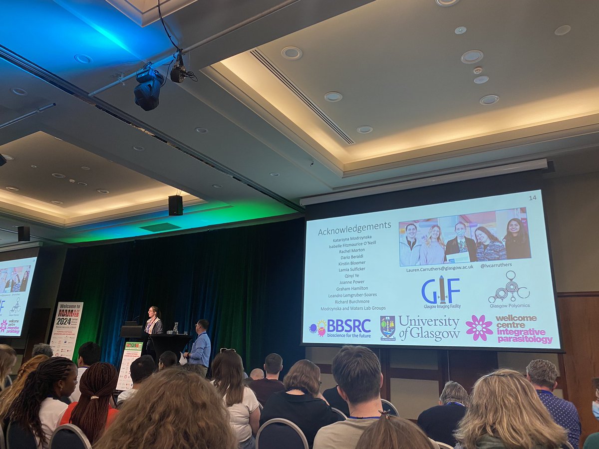 kaitlinpekin's tweet photo. First session of #MAM2024 has just finished! A great range of talks on pre-erythrocytic life cycle biology. Talks spanned mosquito, sporozoite and liver stages across different species of Plasmodium and models. Good to see broad diversity in the selected speakers too. https://t.co/5MCRX0sE2t