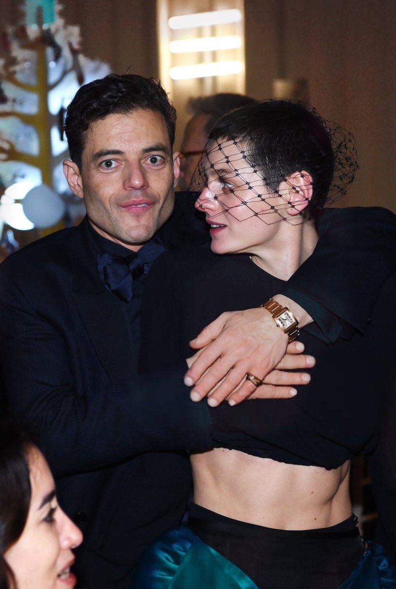 CorrinUpdates's tweet image. 📸 | Emma Corrin and Rami Malek together at the #BAFTAs!