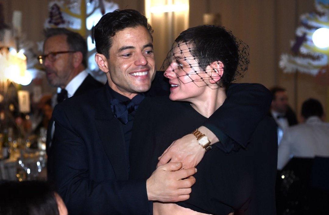 CorrinUpdates's tweet image. 📸 | Emma Corrin and Rami Malek together at the #BAFTAs!