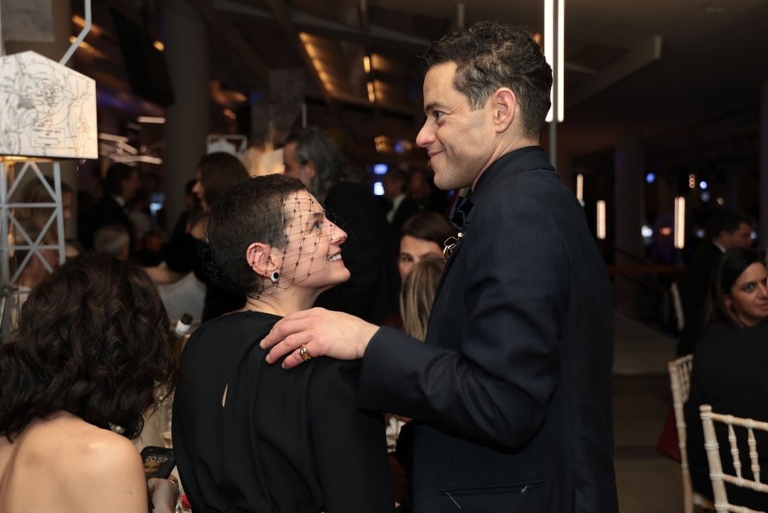 CorrinUpdates's tweet image. 📸 | Emma Corrin and Rami Malek together at the #BAFTAs!