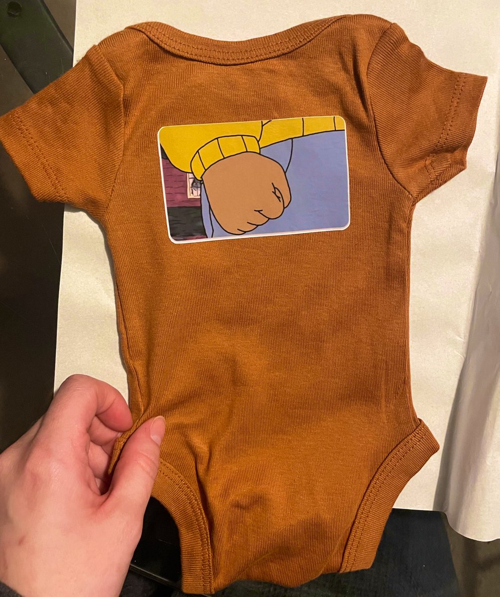 FireAndAsh_ley's tweet photo. My nephew is due in April and is going to be named Arthur (which I love), but I’ll be damned if I don’t utilize this perfect opportunity https://t.co/Ij0TAD73Mf