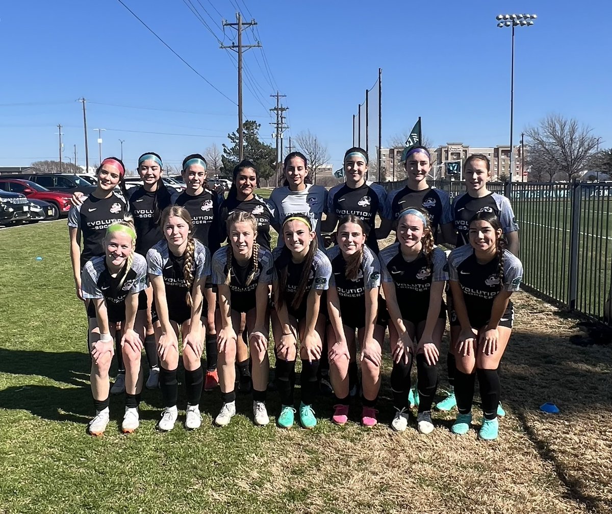Day 2 of @ECNLgirls Dallas with a 6-1 win over Tulsa. @Evolution_SC14 @goalsoccertrain @PrepSoccer @TopDrawerSoccer @TheSoccerWire @ImCollegeSoccer @ImYouthSoccer @uncommittedgrls @14forcesoccer @toppreps @onlyGplatform @sports_recruits @JREskilson @TeddyBahu