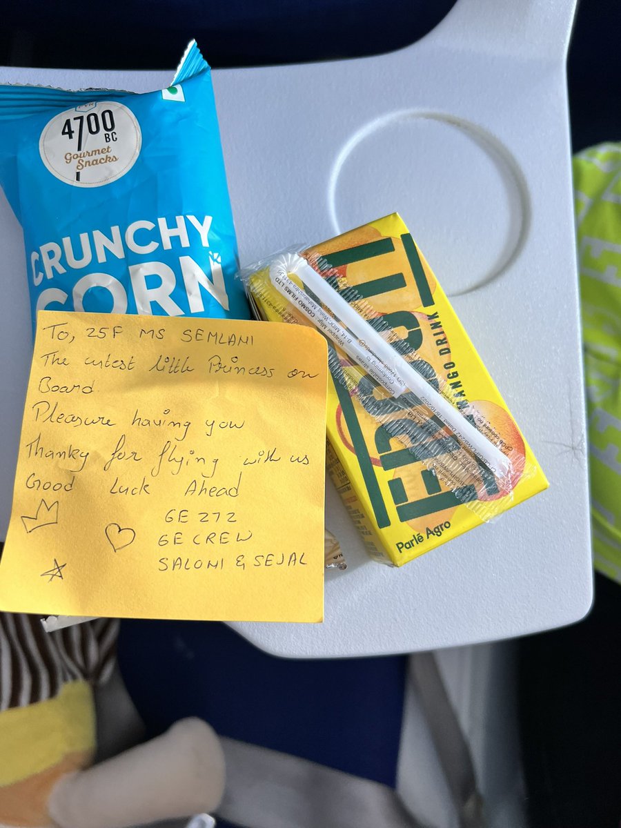 rohitsemlani's tweet photo. So much warmth and love @IndiGo6E 

Thank you for this beautiful gesture .. https://t.co/xb65dQ5DDg