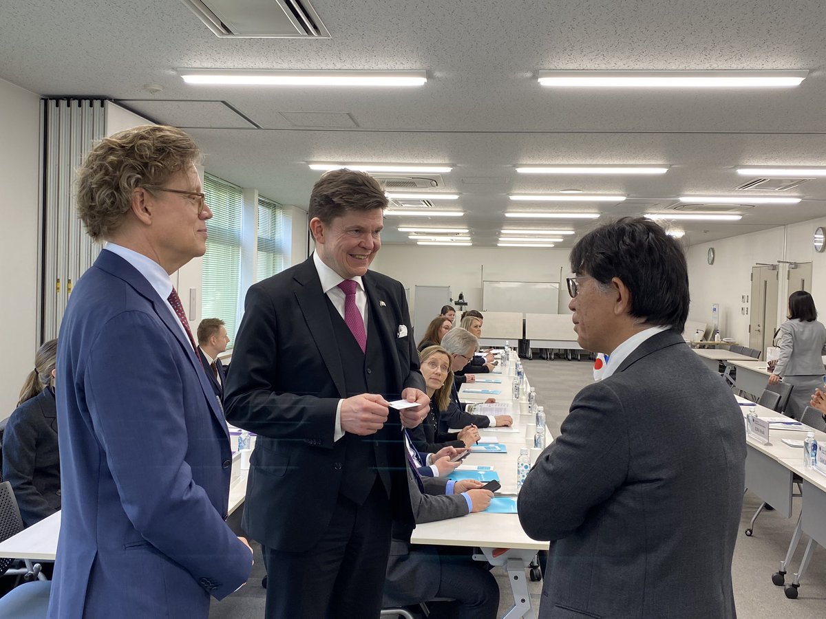 🇸🇪国会議長団を筑波大学にお連れしました！2020年 #ノーベル賞 を受賞した #ゲノム編集 技術をいち早く取り入れ #気候変動 #フードロス #健康増進 等に取り組まれています✨今後連携を強化して一緒に様々な社会課題を解決しましょう！ #SDGs @UNIV_TSUKUBA_JP @SanatechLifeSci