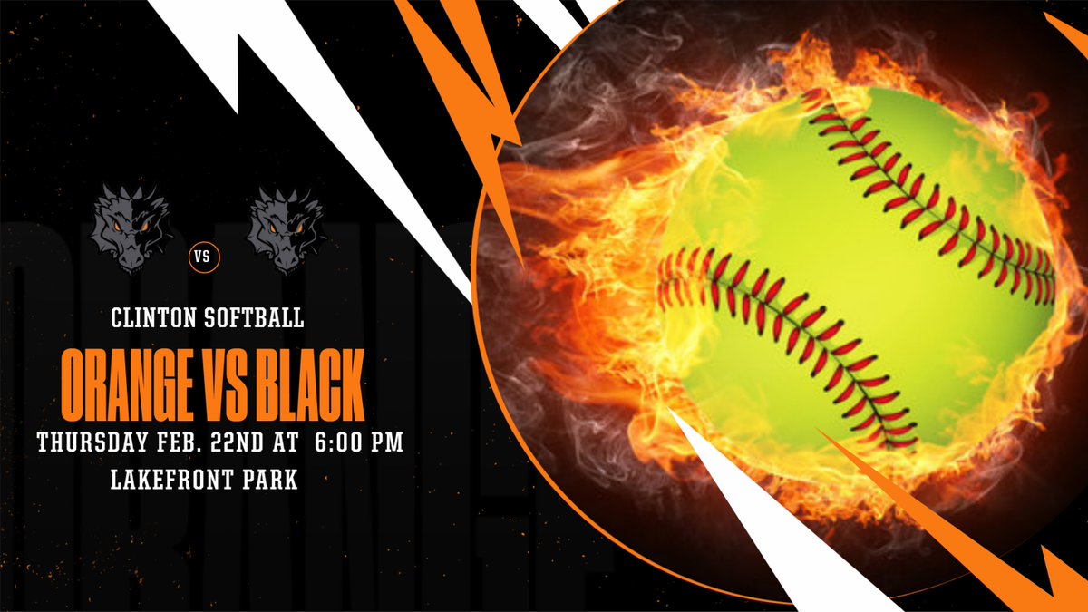 Mark your calendar for this Thursday for Lady Dragons Softball Orange and Black game at Lake Front Park. First pitch is set for 6:00pm. #GoLadyDragons #DPOD