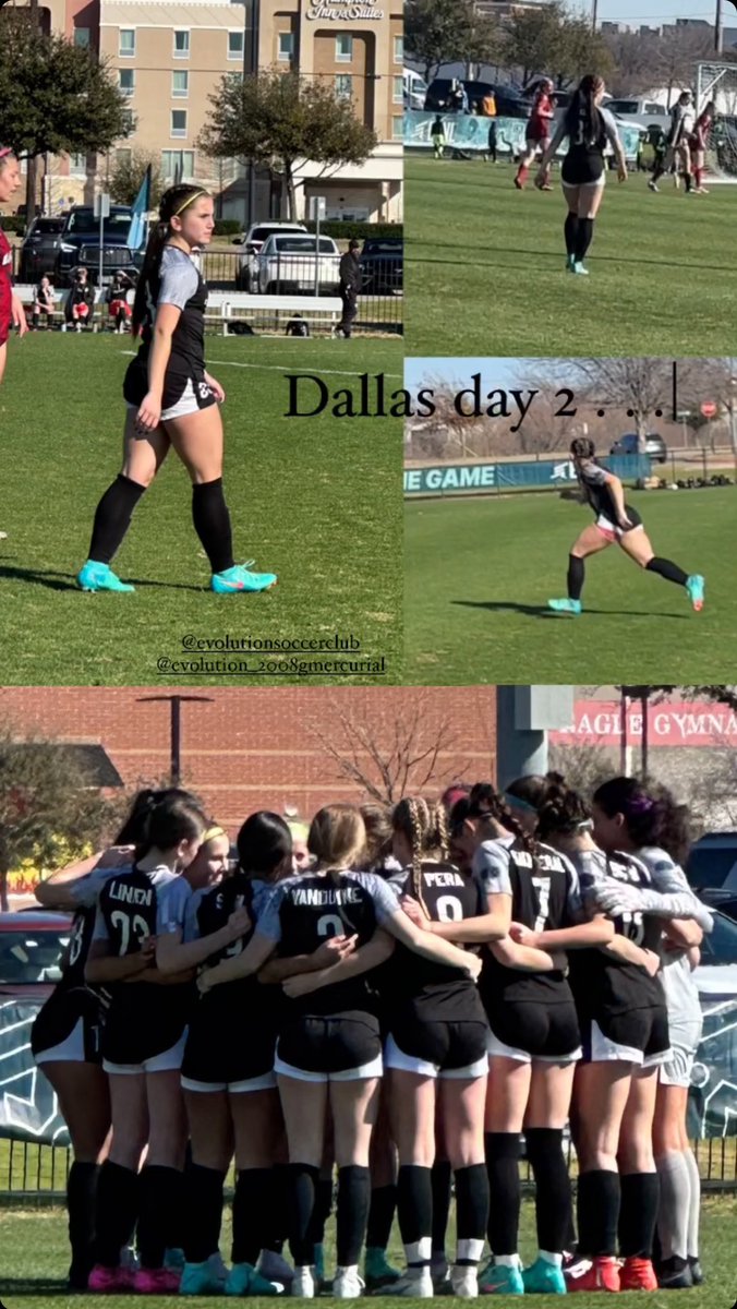 Enjoying every moment, here in Dallas, with another day 2 win! 6-1 against Tulsa FC. 👊 #ECNLDTX We play again tomorrow @ 3:20 - Field 13. - @Evolution_SC14 @ECNLgirls @ImYouthSoccer @ImCollegeSoccer @JREskilson @SeanMaslin @TheSoccerWire @TopDrawerSoccer @PrepSoccer