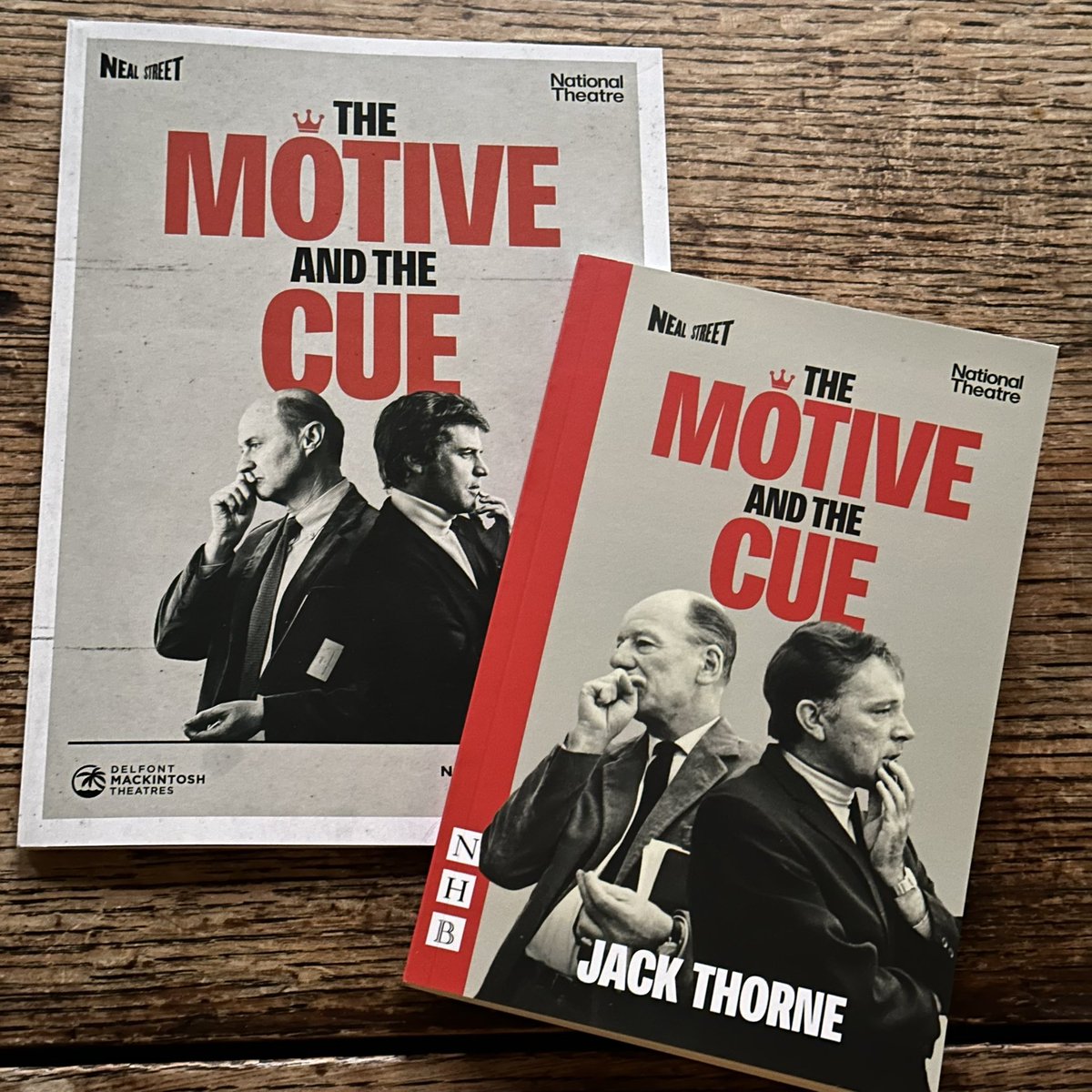 I loved my trip to see @MotiveandTheCue last month and I’m enjoying reliving the experience by reading the script. @jackthorne, cast and crew have created something really special indeed. I’m not sure my interior voice Geilgud and Burton are up to much though!