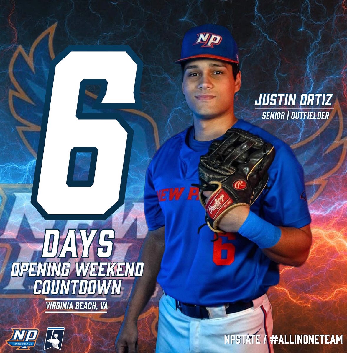 NP_BaseballD3's tweet photo. 6 Days away until The Hawks head down to Virginia for a 3 game set with Virginia Wesleyan, Alfred State and Penn State Harrisburg to open up the season! #OpeningDay2024 #NPstate #ALLinONEteam https://t.co/RFVNKSe6gi