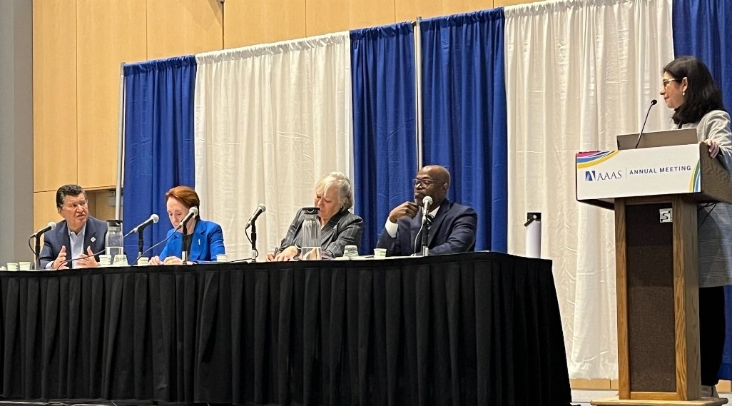 Such a fun and elevated discussion exploring opportunities to re-calibrate the @NIH to best meet the needs of the American public. #AAAS.