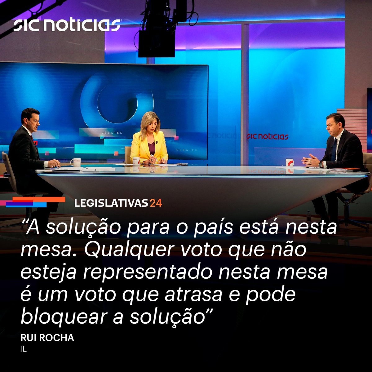 📈 Boa noite. A solução para o país está nesta mesa.
