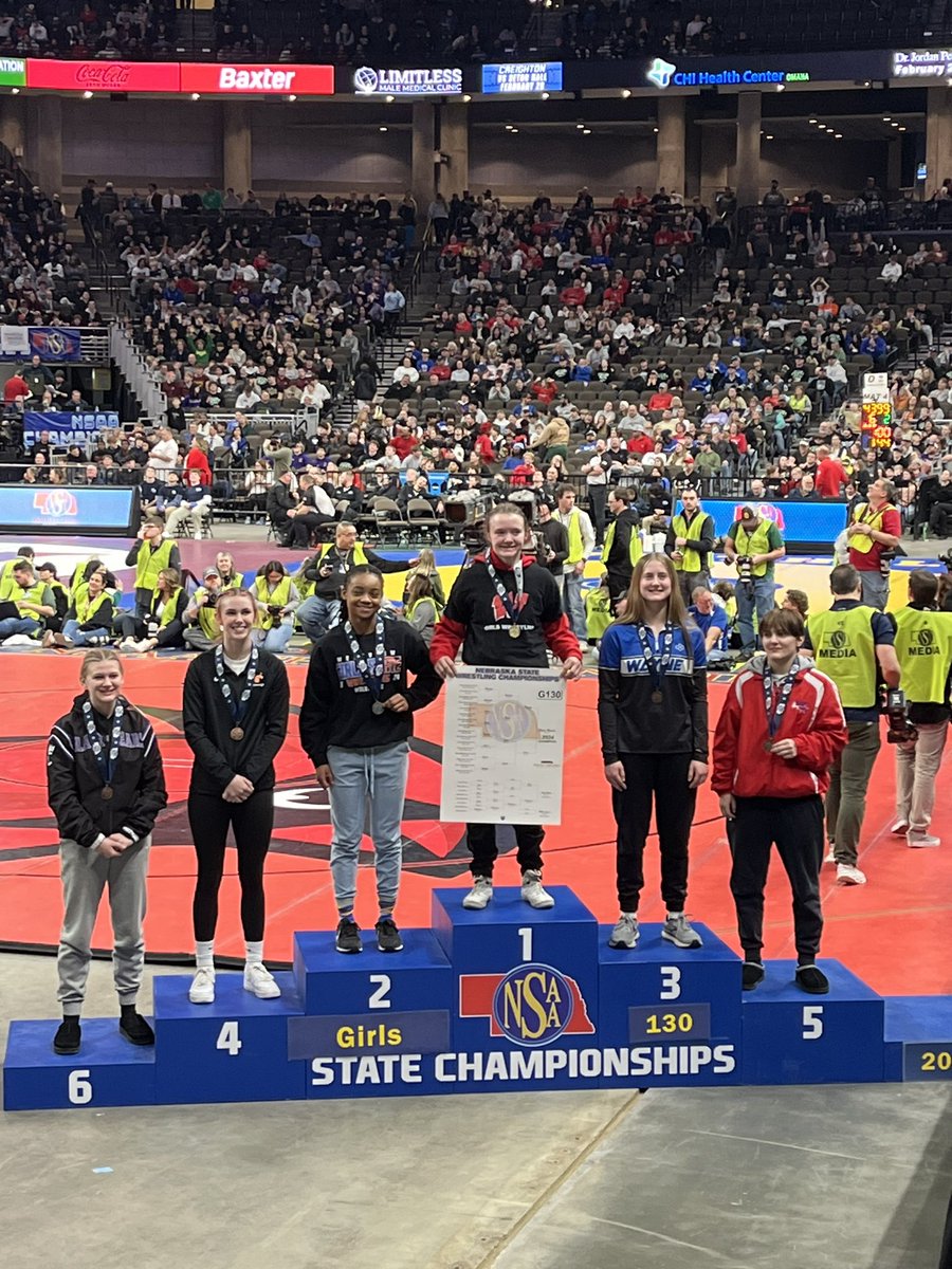 OPS_WestviewGWr's tweet photo. Congrats to our 2024 Girls State Wrestling Medalists:

Kalynn Lyons: Runner-Up🥈 
- First State Finalist in School History

Audre Herron: Third Place🥉

Our team finished strong claiming 13th Place at State (just .5 behind 10th) with 2 State Medalists! Future is bright!! https://t.co/ZJ76yevhm6