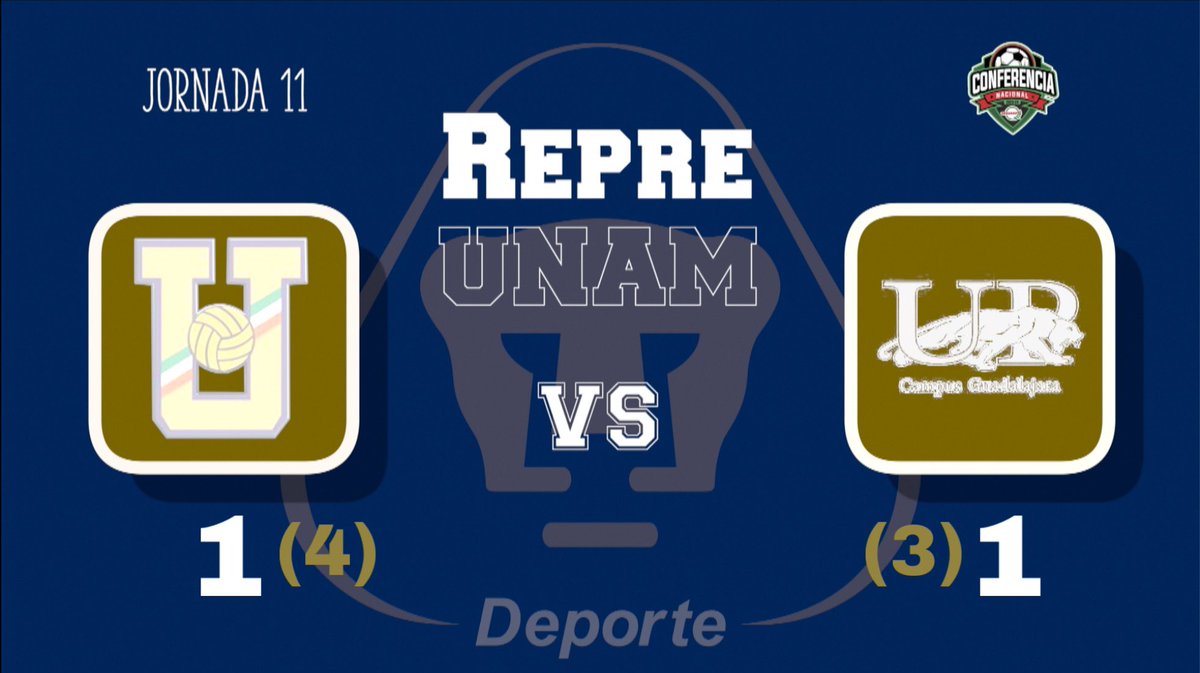 Repreunamvar's tweet photo. Hoy obtuvimos dos puntos luego del empate contra las @PanterasUPGDLOF en la J11 del torneo de la @CONADEIPmx, buscamos los 3 puntos, se nos dieron dos Gracias a las anotaciones de:

@tuliohasadog ⚽️⚽️
Arturo López ⚽️ 
Carlos Monroy ⚽️
Guillermo Velázquez ⚽️ https://t.co/scBaYGxhjs