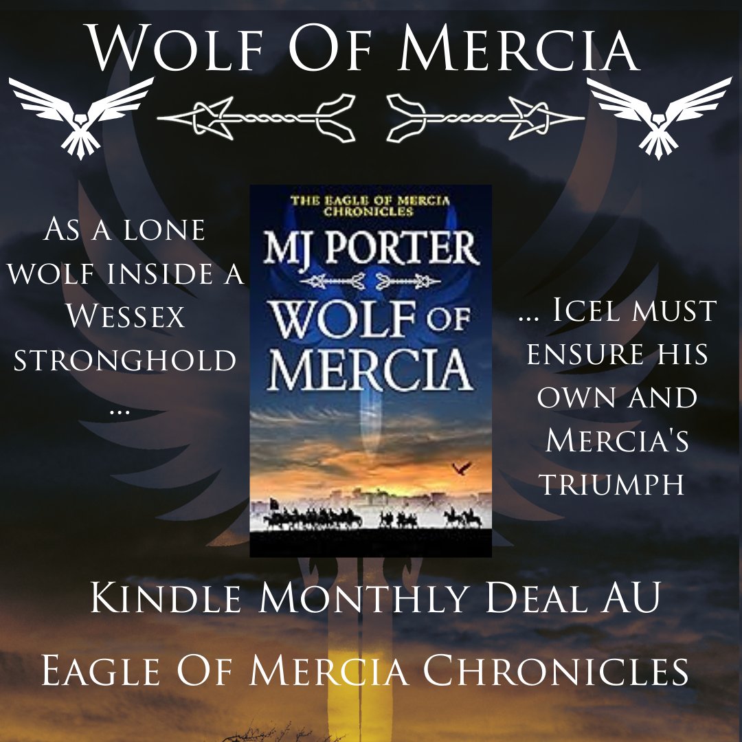 The #WolfOfMercia is our #KindleMonthlyDeal on #AmazonAU

The #EagleOfMerciaChronicles book 2. As a lone wolf inside a Wessex stronghold, Icel must ensure his own and Mercia's triumph.

books2read.com/Wolf-of-Mercia

#NinthCentury #histfic #Amazon #KindleDeal #TalesOfMercia