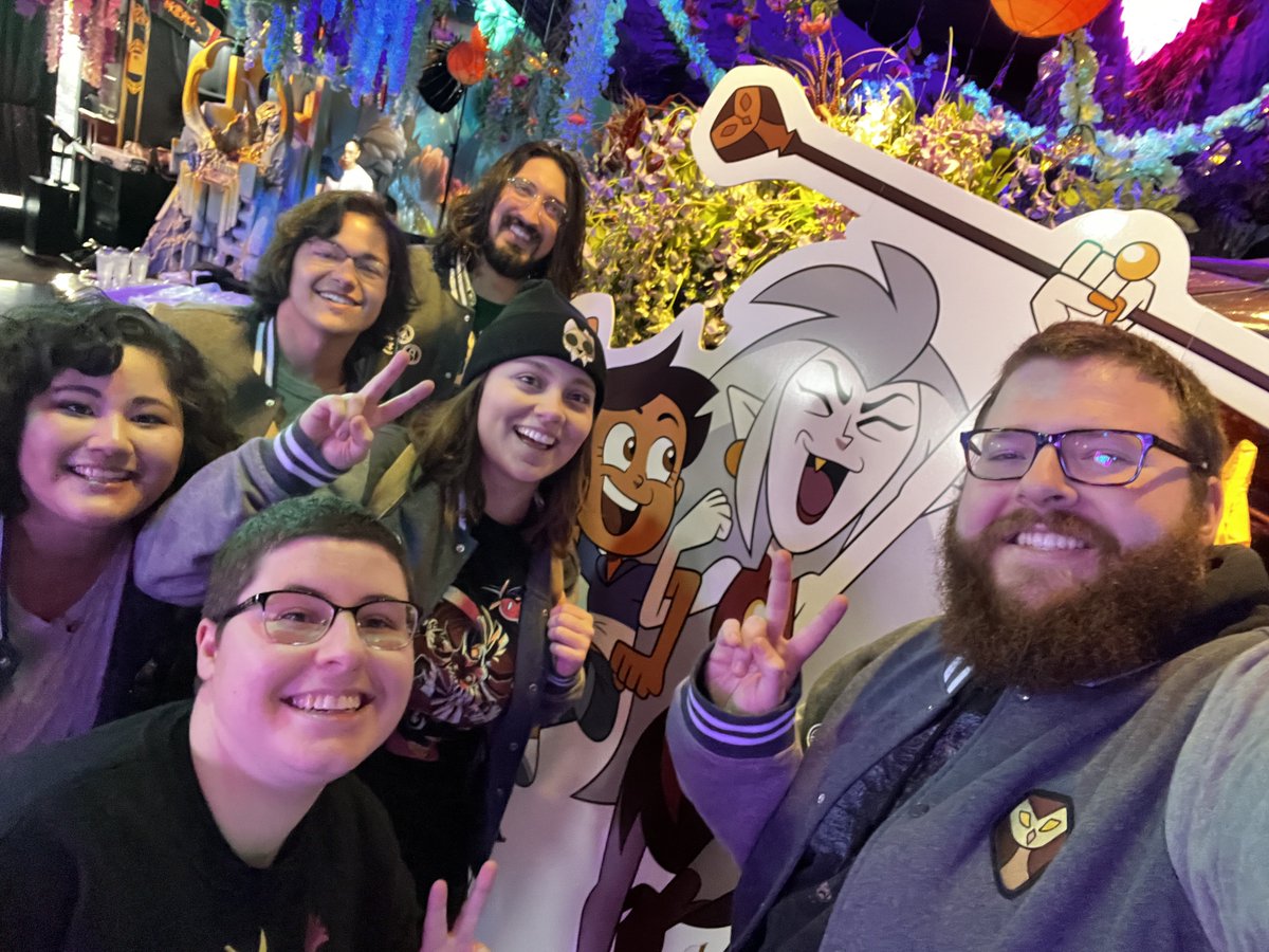 #TheOwlHouse crew at the Requiem fan event last night! Had a great time!