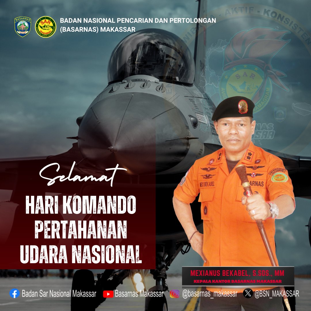 BSN_MAKASSAR's tweet image. Selamat Hari Komando Pertahanan Udara Nasional 💪😎
#kohanudnas
#Hut
#basarnas
@SAR_NASIONAL
