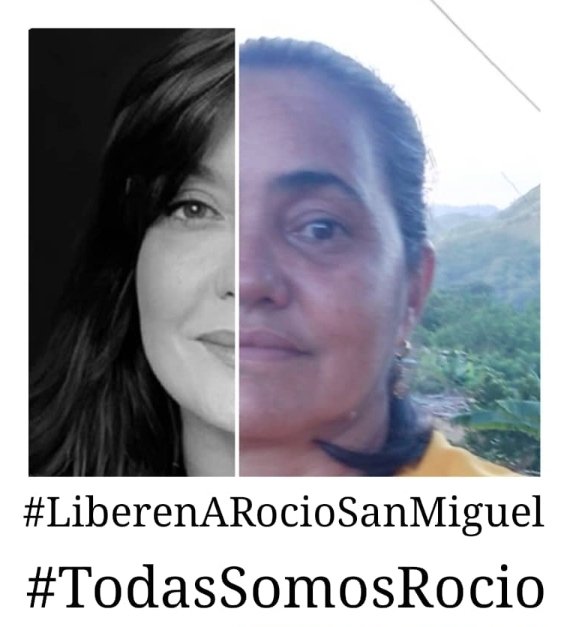 #BastaDePersecucion 
Hoy todas somos Rocío San Miguel.