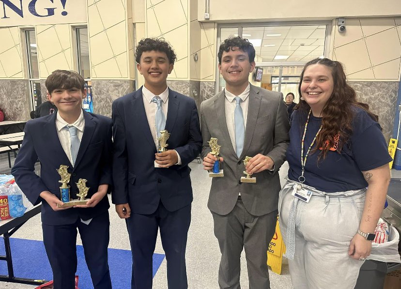 Cat Sage (@catgsage) on Twitter photo And our champions!
Audrianna is 1st place in Dramatic Interpretation
Austin/Recardo/Noah are 1st place in Group Improv 💙🧡
<a href="/TomBrowneCC/">Tom Browne Middle School</a> <a href="/TBMS_Guerra/">Jenifer Guerra</a> And our champions!
Audrianna is 1st place in Dramatic Interpretation
Austin/Recardo/Noah are 1st place in Group Improv 💙🧡
<a href="/TomBrowneCC/">Tom Browne Middle School</a> <a href="/TBMS_Guerra/">Jenifer Guerra</a>