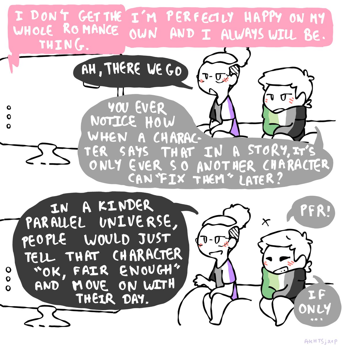 ...Oh yeah also
Happy #AromanticSpectrumAwarenessWeek fellas

#AromanticAwarenessWeek