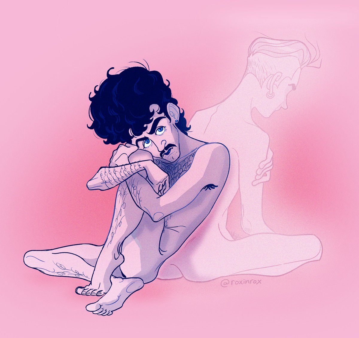 Been enjoying drawing again lately 👨🏻🩷