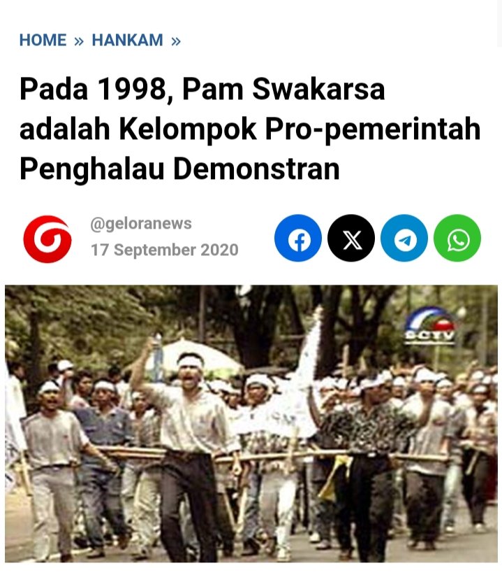 SejarahKelam98's tweet photo. Sebentar saya wa Wiranto utk siapkan Pam Swakarsa untuk menghadang kalian..!
#podowae https://t.co/GLftQZxRlZ