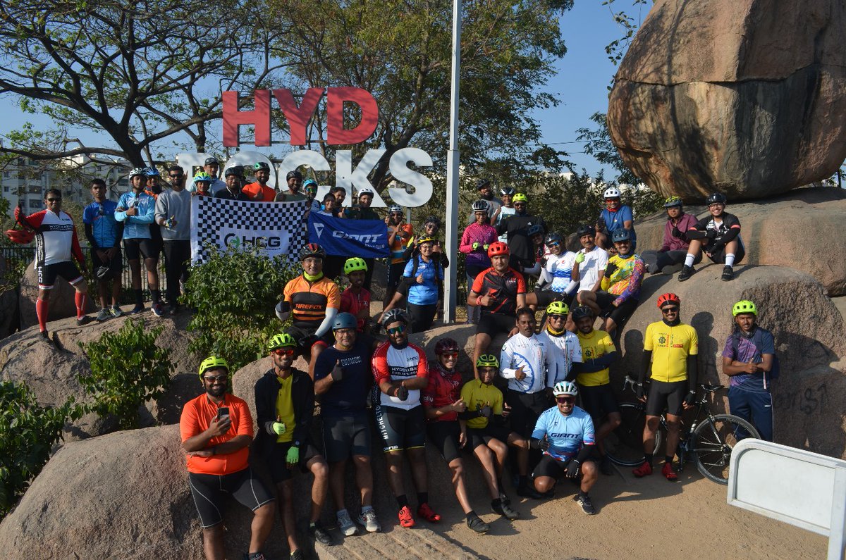 hcggroup2's tweet photo. HCG Group ride to Malkam Cheruvu intention was to bring in awareness on cycling to citizens... What an amazing place is Malkam Cheruvu absolutely HYD ROCKS.. Sir @DRonaldRose we propose cycling inside coz we have 2 tracks @CommissionrGHMC @DonitaJose @CommissionrGHMC https://t.co/mvJJlsJBZb