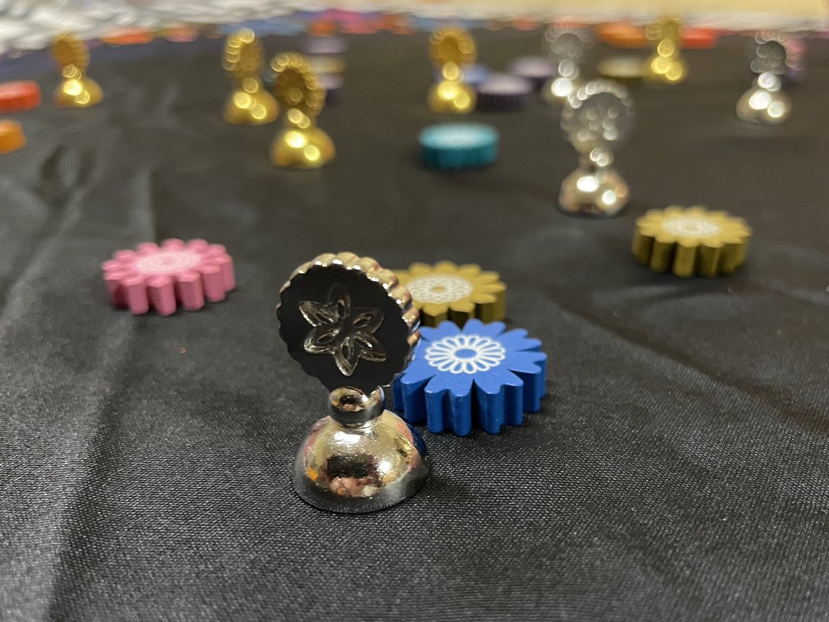 Playing a relaxing game of “Lacuna” after dinner tonight. Beautifully produced and masterfully designed. This is a true gem. 

We’re actually playing it several times back to back this evening.

<a href="/MarkGerrits/">Mark Gerrits</a>