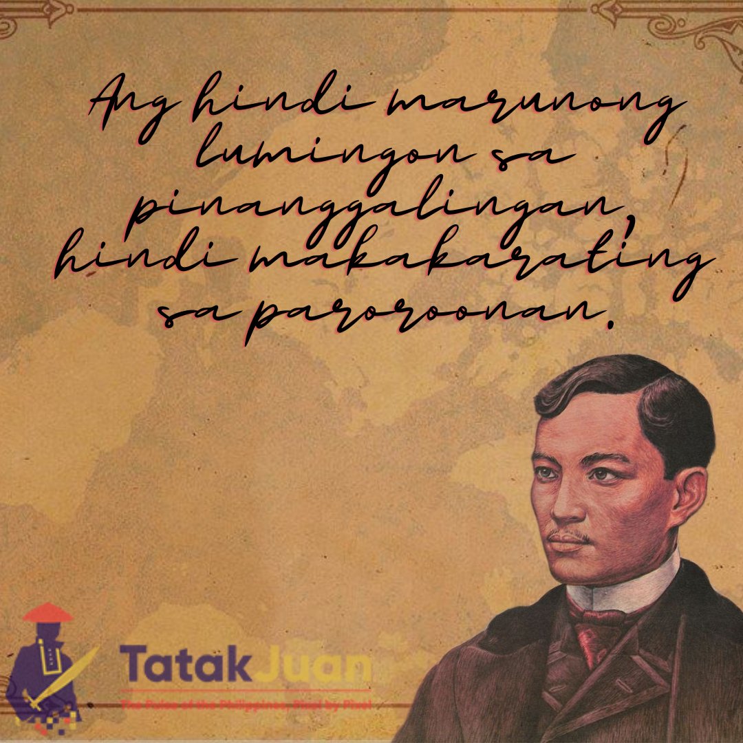 🌞 Starting our Monday with wisdom from Dr. Jose Rizal: "He who does not know how to look back at where he came from will never get to his destination." Let's embrace our roots for clarity and purpose in our journey. #MondayMotivation #NFTArt 🌱🚀