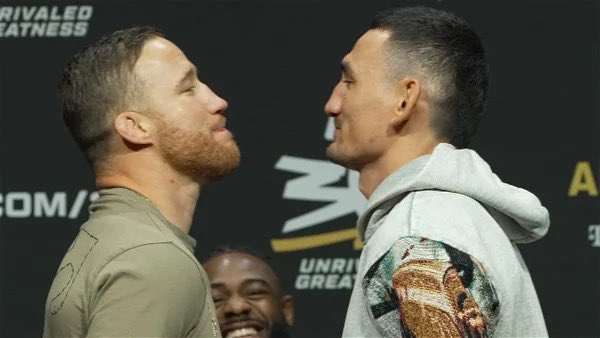 HomelanderMMA's tweet photo. Can we just scrap this fight and have Gaethje fight Islam and Holloway fight Topuria? 

Wouldn’t wanna see one of them get hurt bad and potentially be compromised in their title fights. https://t.co/AQoV9tUOwT